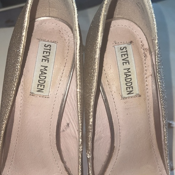 Steve Madden Glitter Heels Sz 9 - Picture 6 of 6